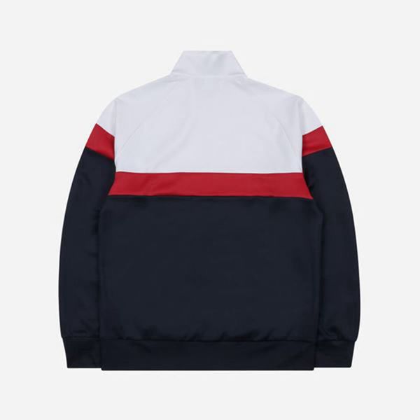 Fila Heritage Linear Logo Color Men's Jackets - Navy/White,NZ 29-75061